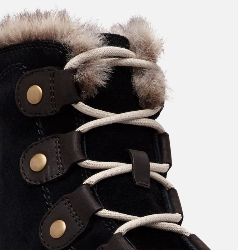 Womens Snow Boots Black/Grey - Sorel Explorer™ Joan Low - 139-RKBOJZ